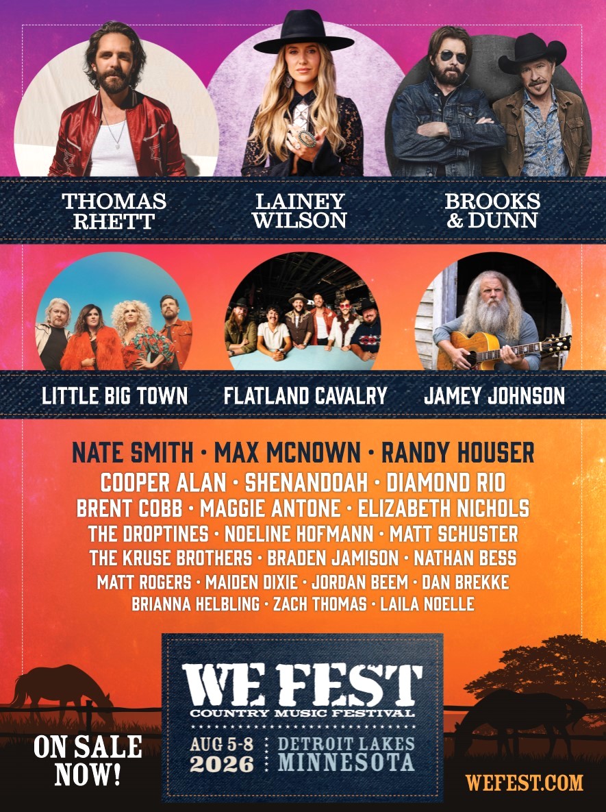 2026 WE Fest artist lineup