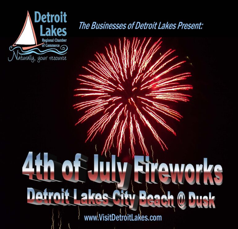 Fireworks 4th of July2024 Visit Detroit Lakes
