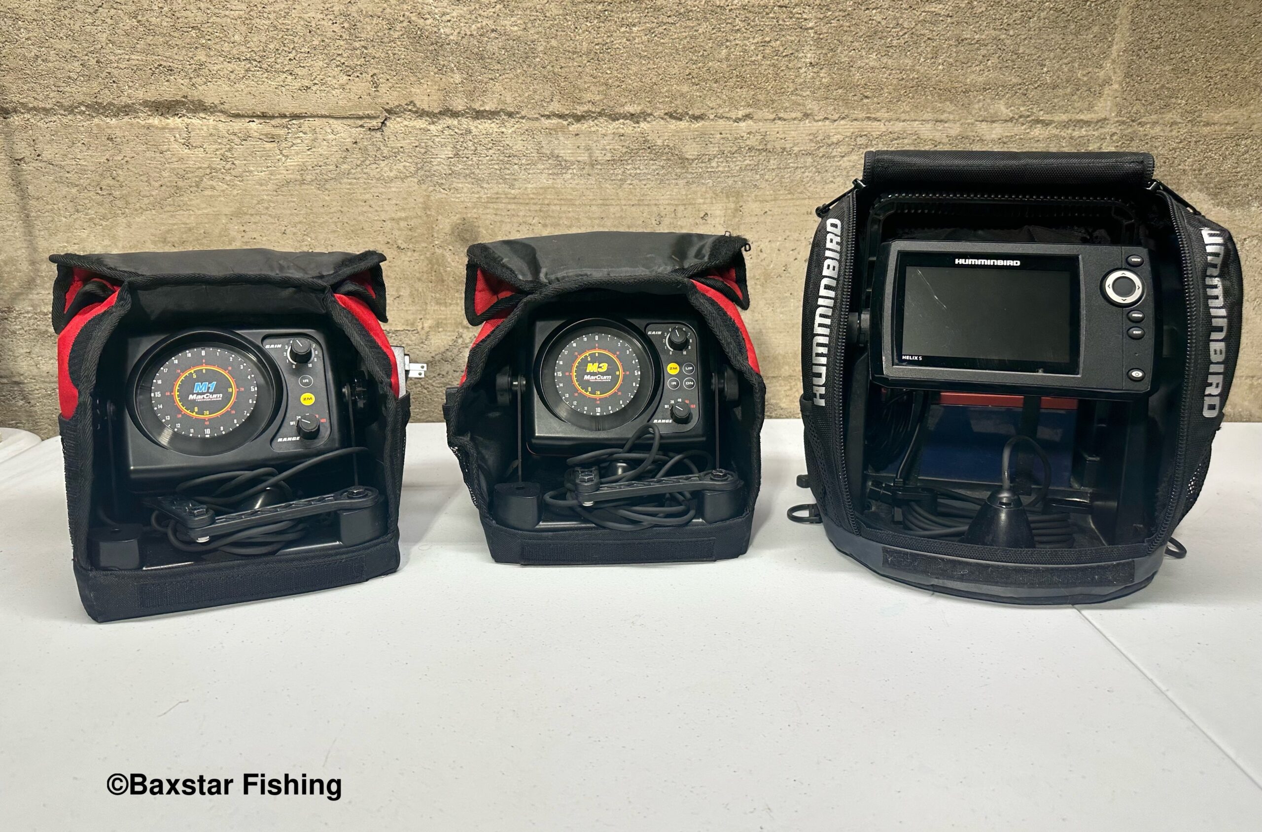 Three fishing equipment