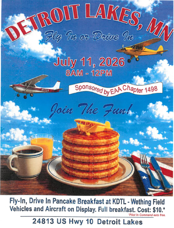 Photo of Fly-In, Drive In Breakfast – July 11